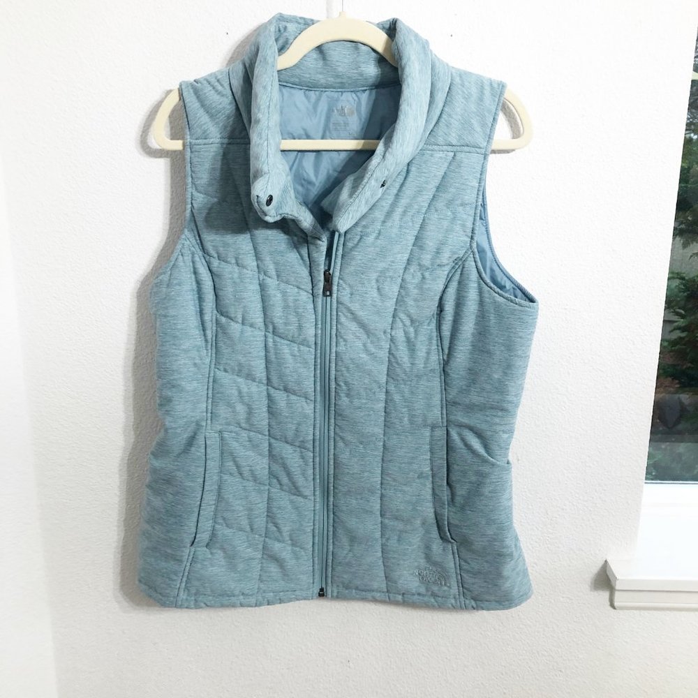 The North Face Light Blue Vest